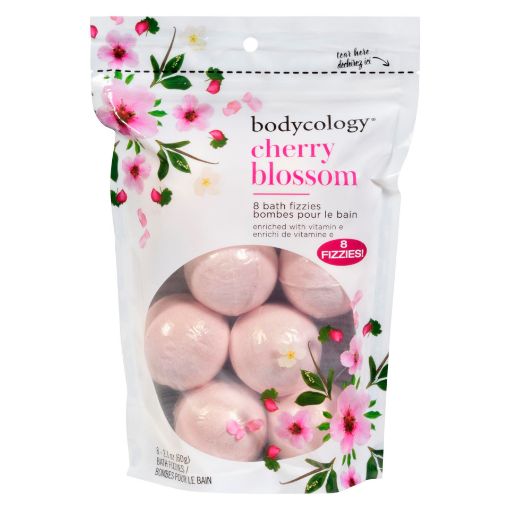 Picture of BODYCOLOGY BATH FIZZIES - CHERRY BLOSSOM 8S