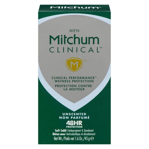 Picture of MITCHUM CLINICAL ANTIPERSPIRANT - UNSCENTED - MEN 45GR