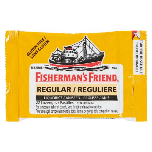 Picture of FISHERMANS FRIEND LOZENGES - REGULAR 22S                                   