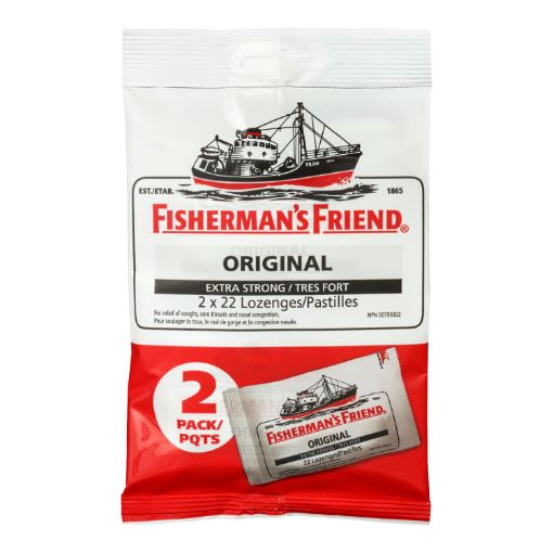 Picture of FISHERMANS FRIEND LOZENGES - ORIGINAL - EXTRA STRONG TWIN PACK 2X22S