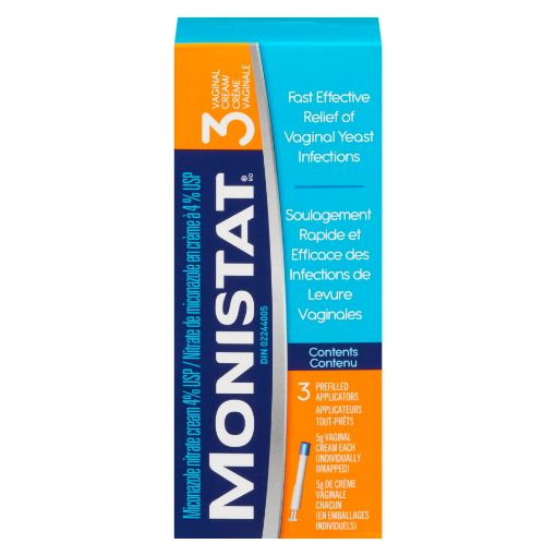 Picture of MONISTAT 3-DAY CREAM 4% 3X5GR                                              