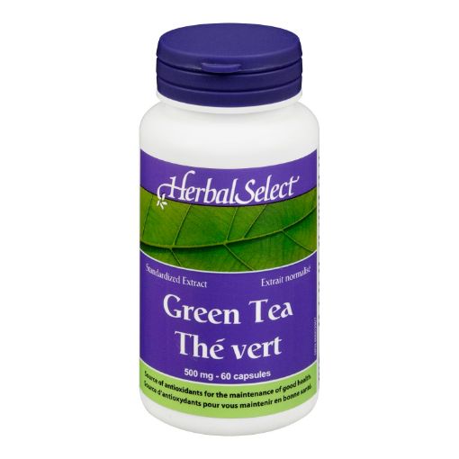 Picture of HERBAL SELECT GREEN TEA EXTRACT 500MG CAPSULES 60S    