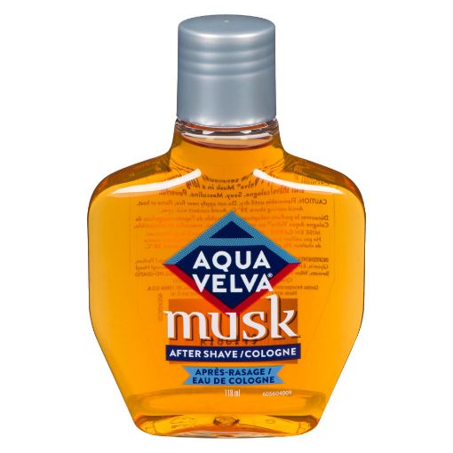 Picture of AQUA VELVA MUSK AFTERSHAVE COLOGNE 118ML                                   