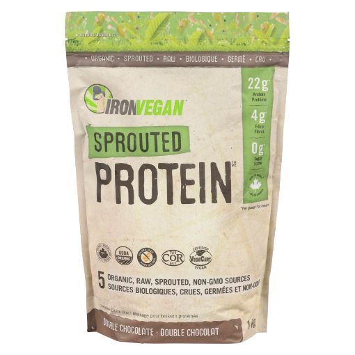 Picture of IRON VEGAN SPROUTED PROTEIN - CHOCOLATE 1KG #9005                          