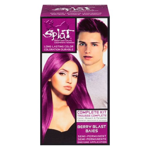 Picture of SPLAT COLOUR and BLEACH KIT - BERRY BLAST