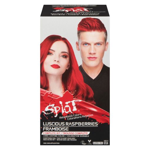 Picture of SPLAT COLOUR and BLEACH KIT - LUSCIOUS RASPBERRIES