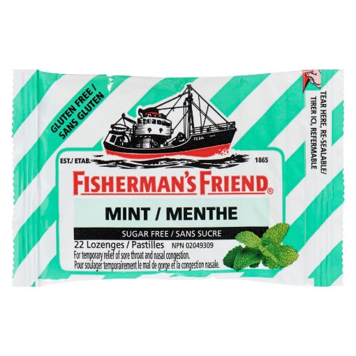 Picture of FISHERMANS FRIEND LOZENGES - MINT - SUCROSE FREE 22S                       