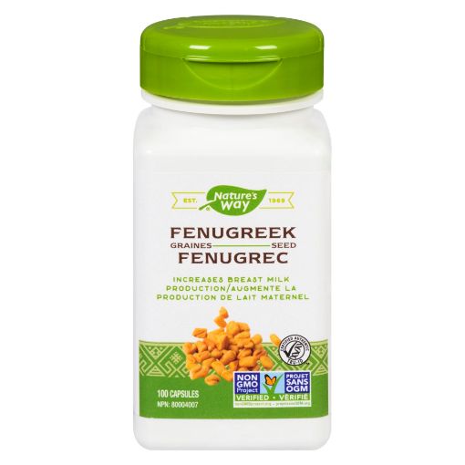 Picture of NATURE'S WAY FENUGREEK -  INCREASES BREAST MILK PRODUCTION 100S