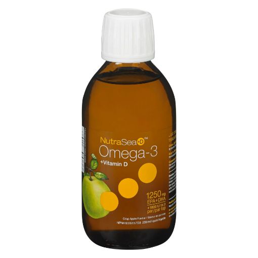Picture of NUTRASEA +D OMEGA 3 - APPLE 200ML                                          
