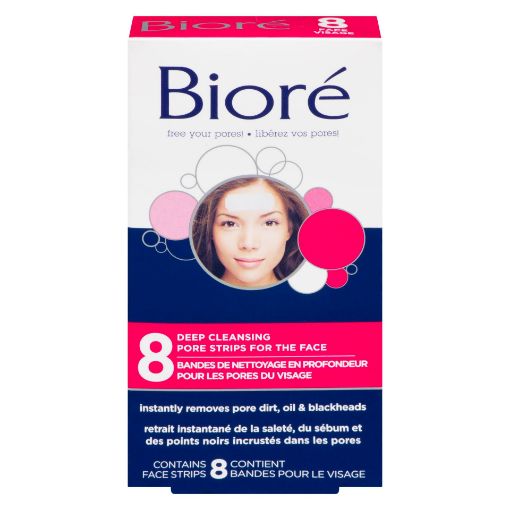Picture of BIORE DEEP CLEANSING PORE SRIPS FOR FACE 8S                                