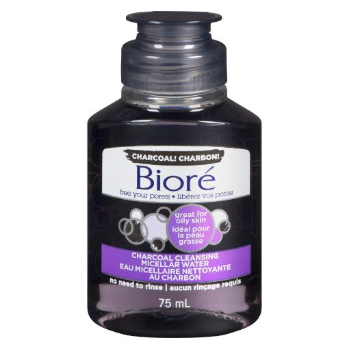 Picture of BIORE CHARCOAL CLEANSING MICELLAR WATER MINI 75ML                          