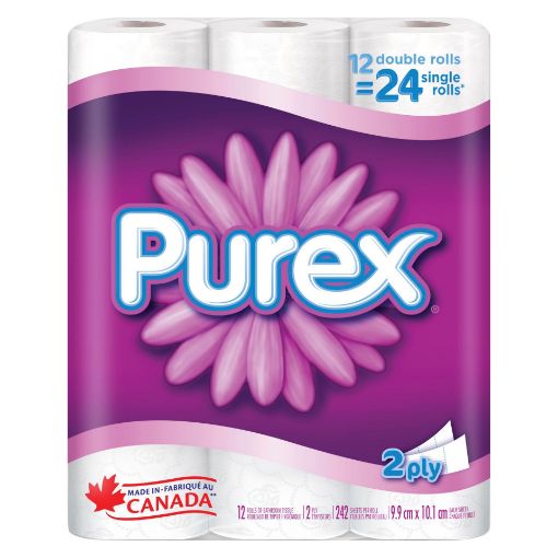 Picture of PUREX DOUBLE ROLL 242SHT 2PLY 12S