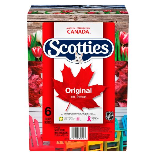 Picture of SCOTTIES FACIAL TISSUE - CLASSIC 6X100S                                    