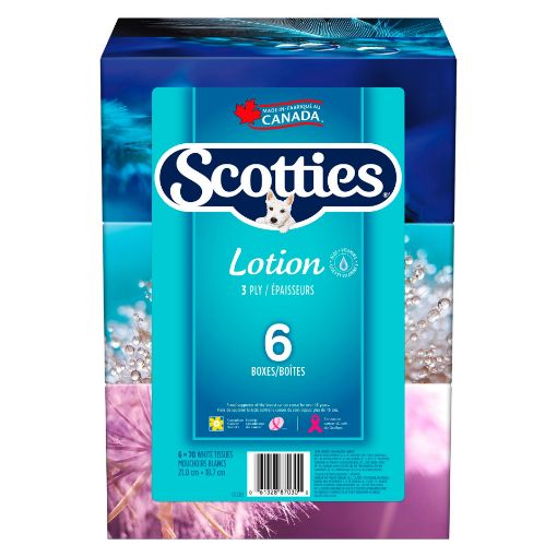 Picture of SCOTTIES FACIAL TISSUE WITH LOTION 6X70S                                   