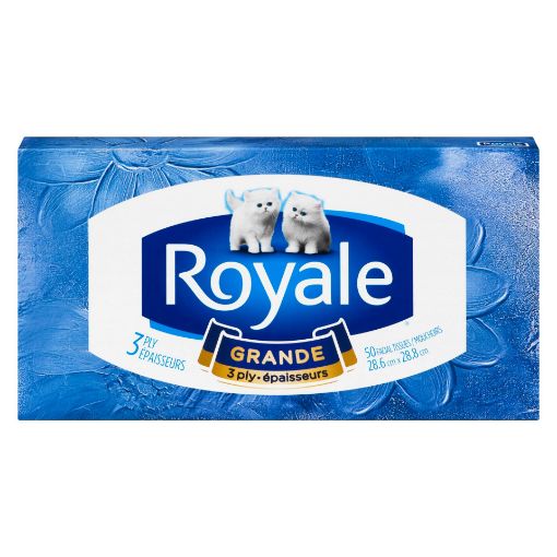 Picture of ROYALE GRANDE SIZE FACIAL TISSUE 3 PLY 50S                                 