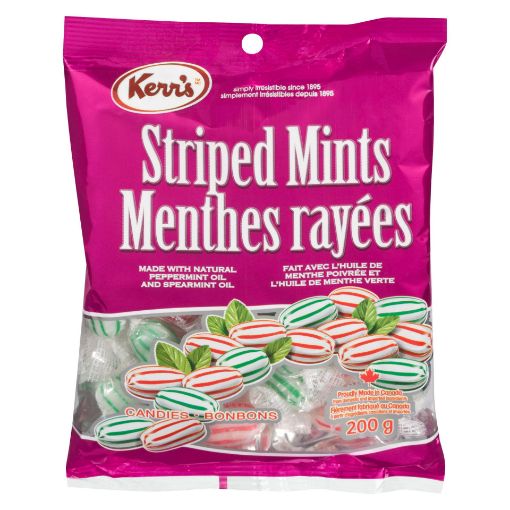 Picture of KERRS STRIPED MINTS 200GR                                                  