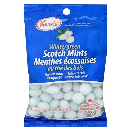 Picture of KERRS SCOTCH MINTS - WINTERGREEN 180GR                                     