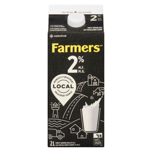 Picture of FARMERS 2% MILK 2LT