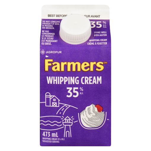 Picture of FARMERS WHIPPING CREAM 473ML