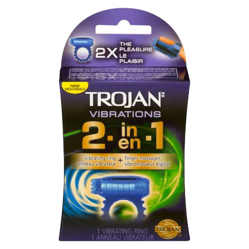 Picture of TROJAN 2-IN-1 VIBRATING RING                                               