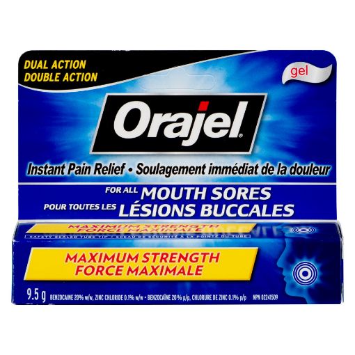 Picture of ORAJEL MOUTH SORE MEDICATION GEL 9.5GR                                     