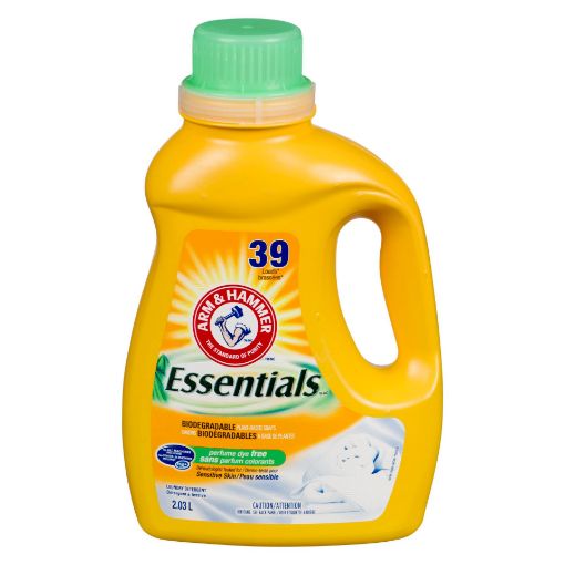 Picture of ARM and HAMMER ESSENTIALS LAUNDRY DETERGENT LIQUID - 2X DYE and PERFUME 2.03LT