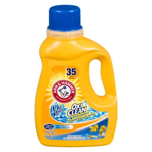 Picture of ARM and HAMMER PLUS OXICLEAN LAUNDRY DETERGENT - COOL BREEZE 1.84LT