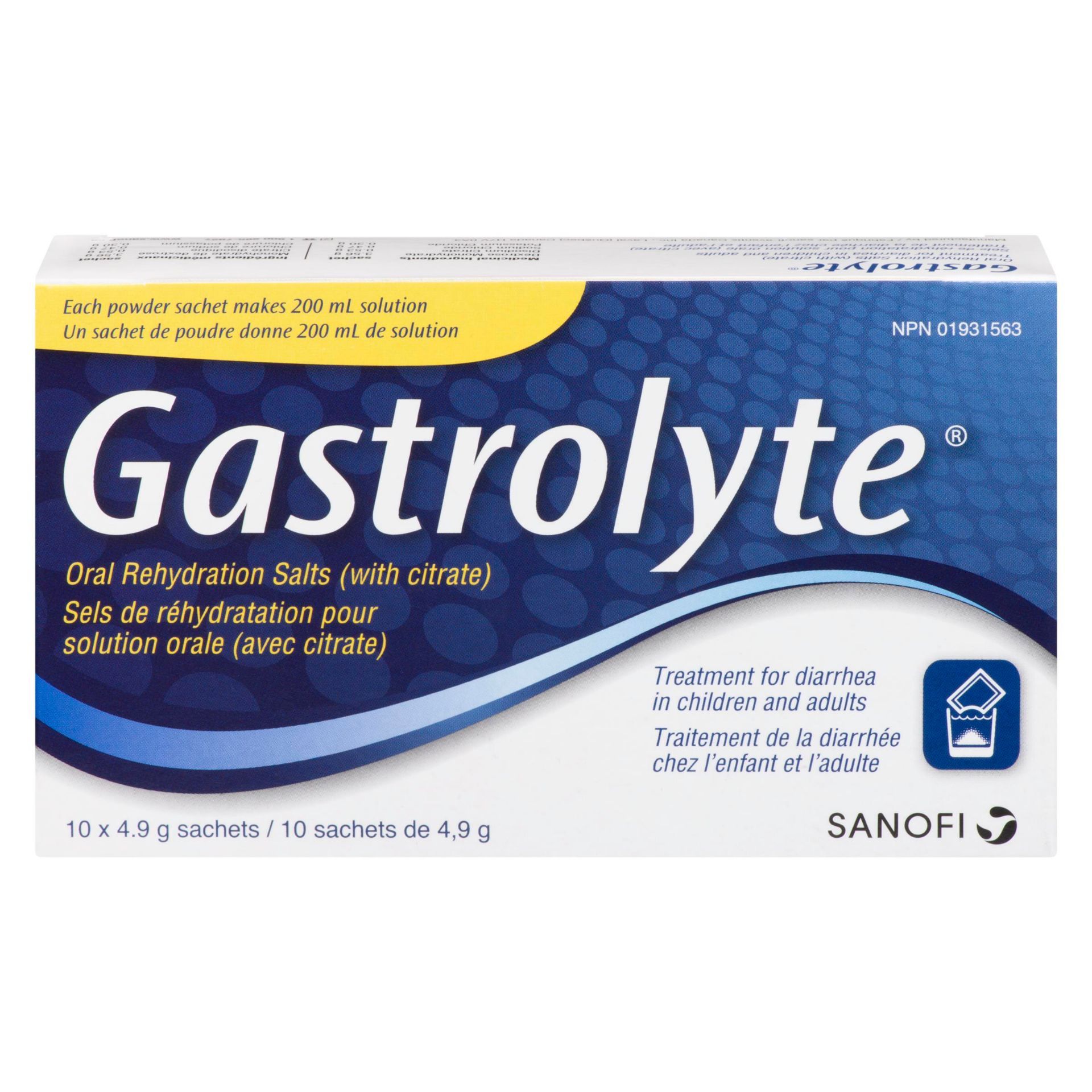 Pharmasave | Shop Online for Health, Beauty, Home & more. GASTROLYTE  SACHETS REGULAR 4.9GR 10S