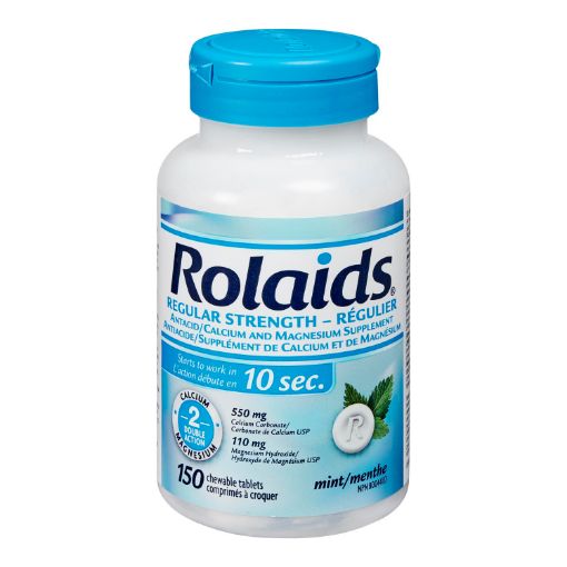 Picture of ROLAIDS TABLETS - REGULAR STRENGTH - MINT 150S                             