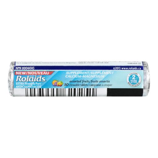 Picture of ROLAIDS TABLETS - EXTRA STRENGTH - FRUIT 10S                               