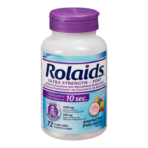 Picture of ROLAIDS TABLETS - ULTRA STRENGTH - FRUIT 72S                               