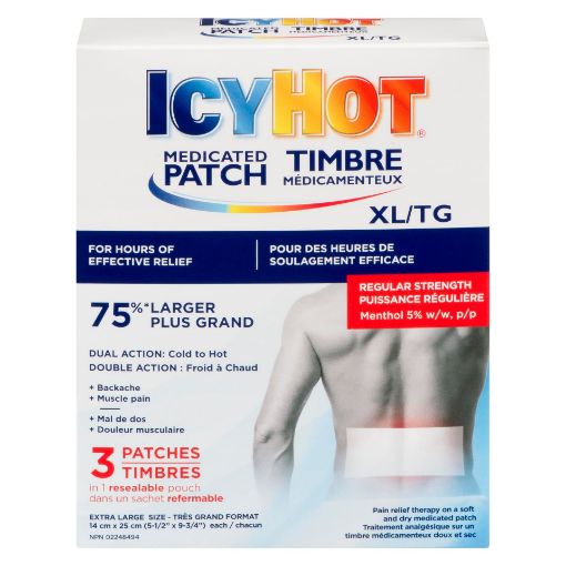 Picture of ICY HOT PATCH - XL BACK 3S