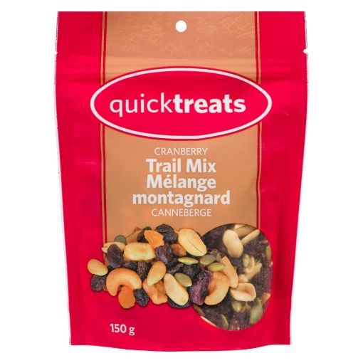 Picture of QUICKTREATS CRANBERRY TRAIL MIX 150GR                                      