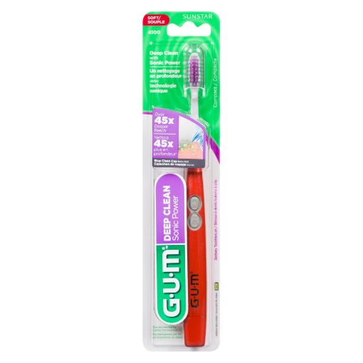 Picture of GUM SONIC DEEP CLEAN BATTERY TOOTHBRUSH - SOFT #4100