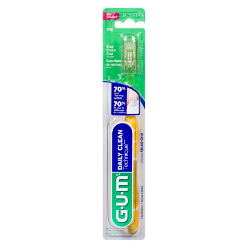 Picture of GUM TECHNIQUE DAILY CLEAN TOOTHBRUSH - COMPACT - SOFT #535