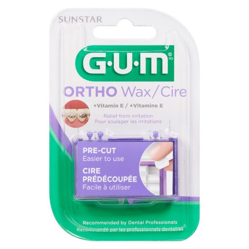 Picture of GUM ORTHO WAX WITH VIT E                                                   