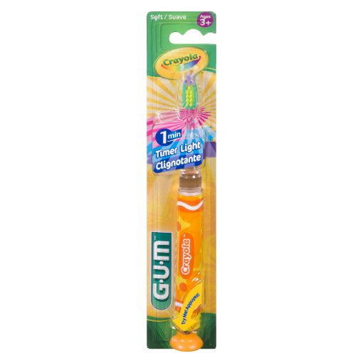 Picture of GUM CRAYOLA TOOTHBRUSH - TIMER LIGHT SOFT                                  