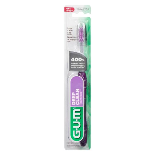 Picture of GUM TECHNIQUE DEEP CLEAN TOOTHBRUSH - COMPACT - SOFT #525                  