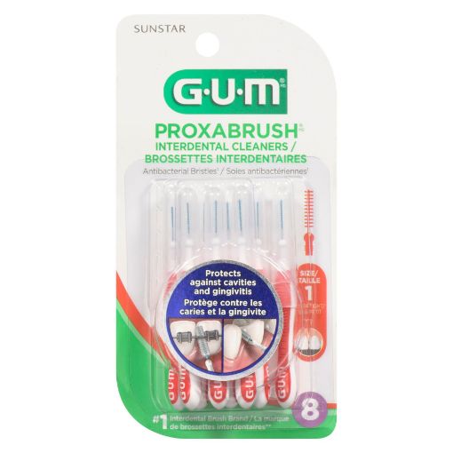 Picture of GUM PROXABRUSH INTERDENTAL CLEANERS - ULTRA TIGHT 8S