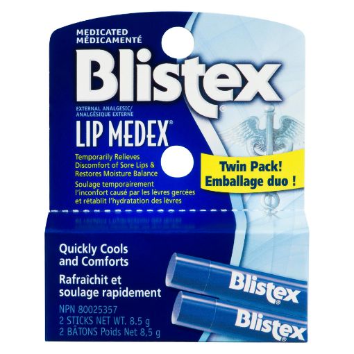Picture of BLISTEX LIP MEDEX TWIN PACK 2X4.25GR                                       