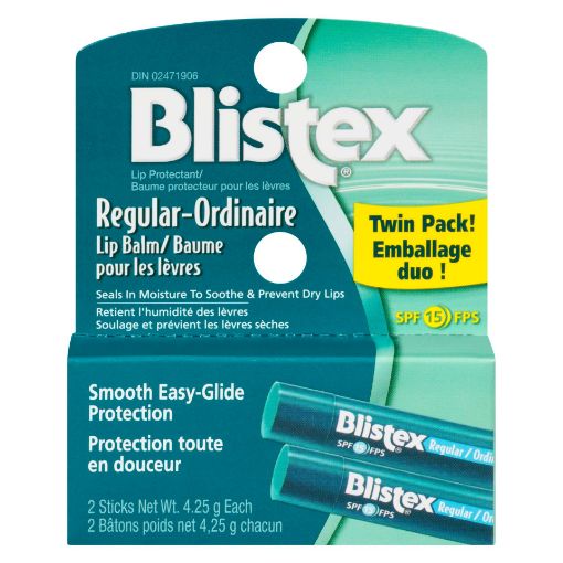 Picture of BLISTEX LIP BALM - REGULAR - TWIN PACK 2X4.5GR                             