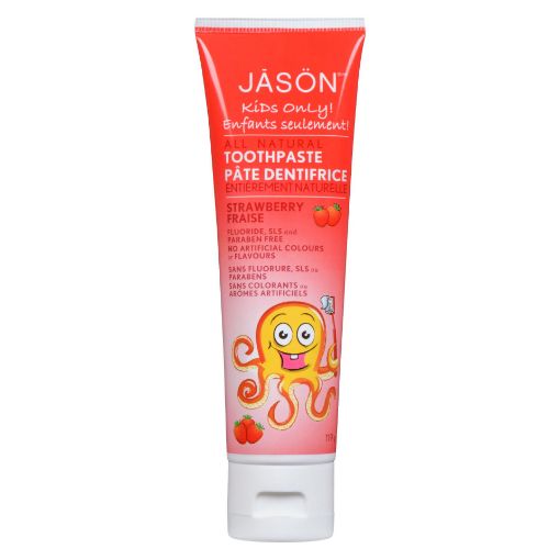 Picture of JASON KIDS ONLY TOOTHPASTE - STRAWBERRY 119GR
