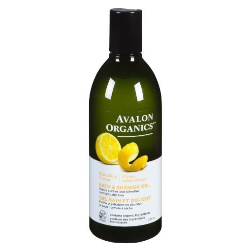 Picture of AVALON ORGANICS - BATH and SHOWER GEL - REFRESHING LEMON 355ML