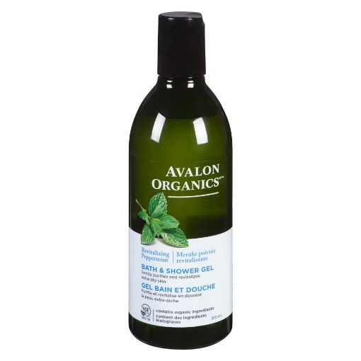 Picture of AVALON ORGANICS - BATH and SHOWER GEL - REVITALIZING PEPPERMINT 355ML