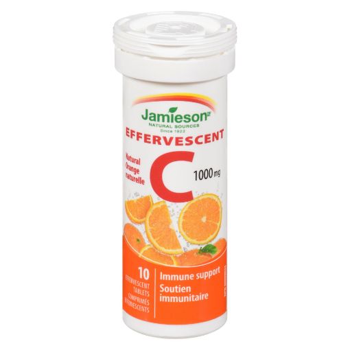 Picture of JAMIESON EFFERVESCENT VITAMIN C 1000MG TABLET 10S                          