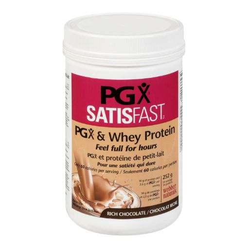 Picture of PGX SATISFAST WHEY PROTEIN POWDER - RICH CHOCOLATE 252GR                   
