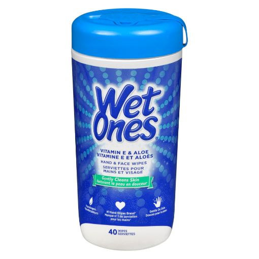 Picture of WET ONES WIPES - VIT E and ALOE 40S