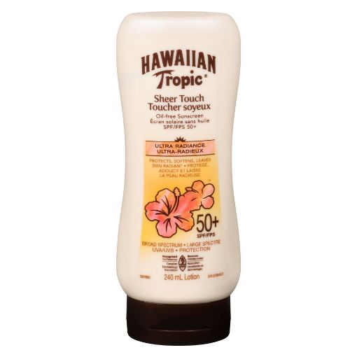 Picture of HAWAIIAN TROPIC SHEER TOUCH ULTRA RADIANCE SUNSCREEN LOTION SPF50+ 240ML   