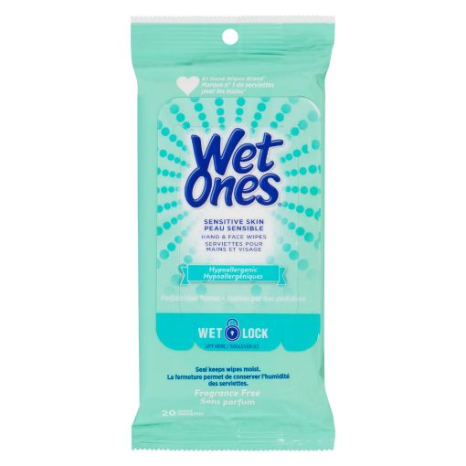 Picture of WET ONES TRAVEL PACK SENSITIVE SKIN 20S                                    