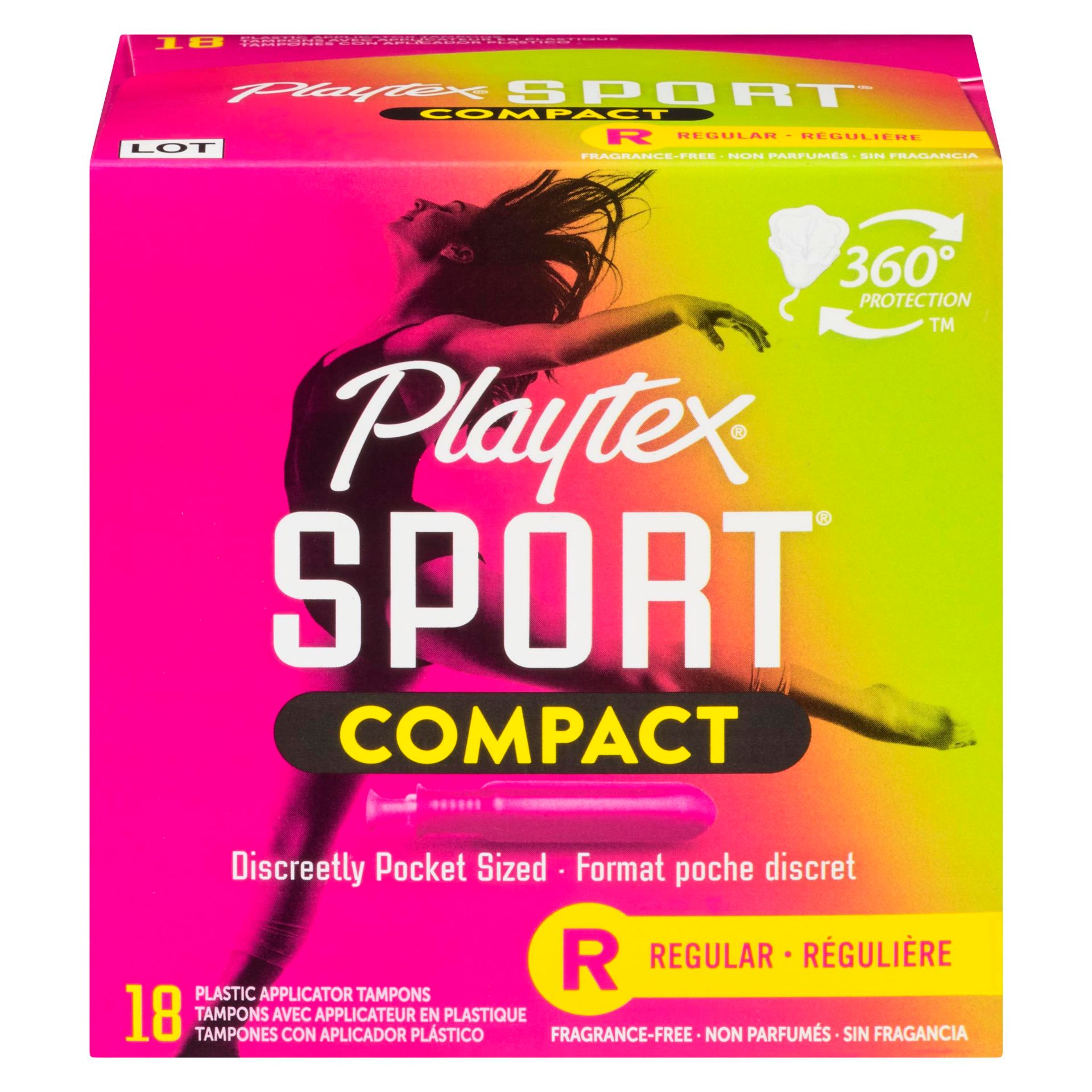 Pharmasave  Shop Online for Health, Beauty, Home & more. PLAYTEX TAMPONS -  SPORT COMPACT - REGULAR 18S